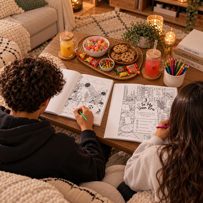 Chill Book, coloriages, jeux et challenges pour ados (toutes saisons)