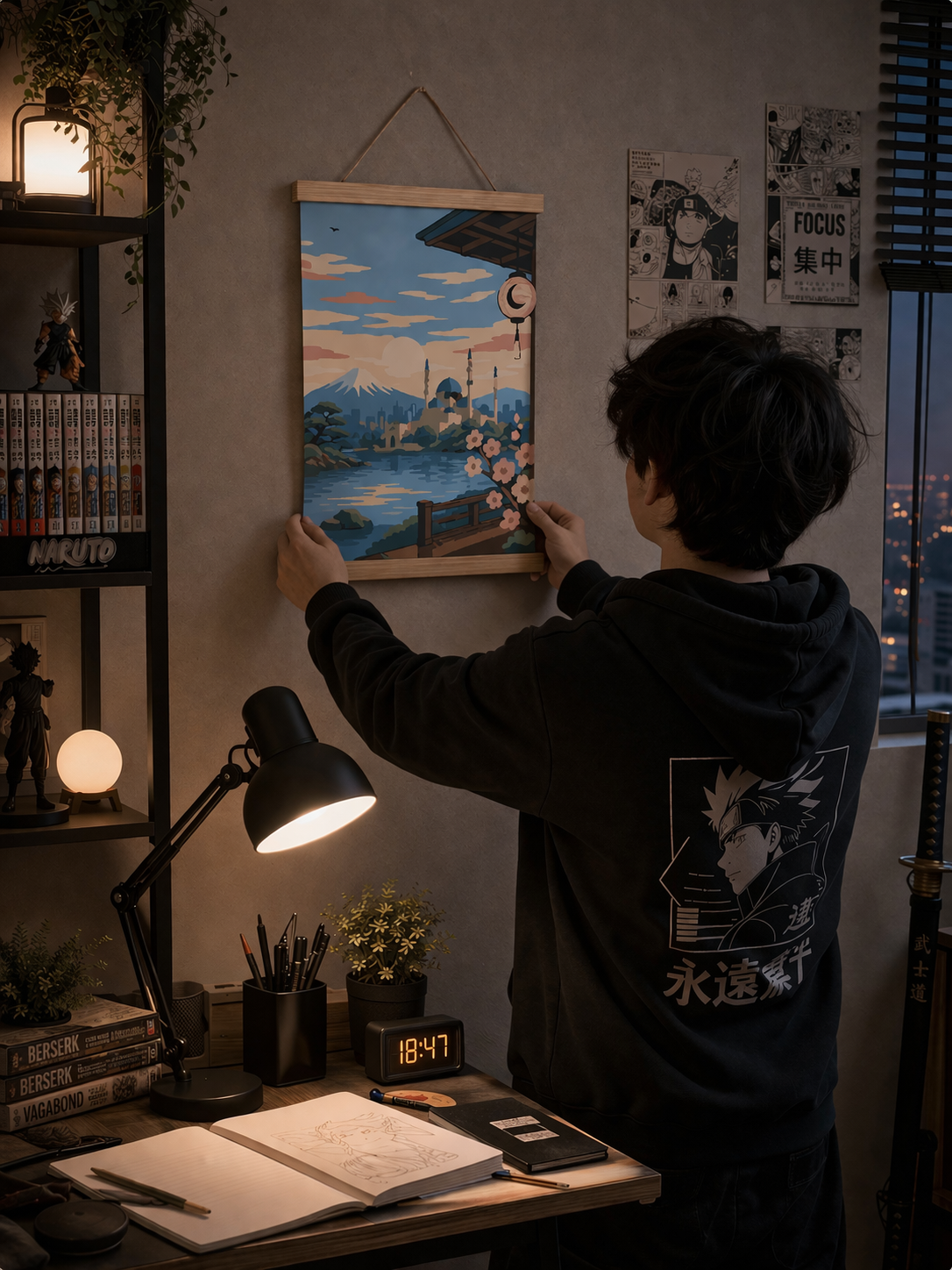 Kit Peinture par Numéros format A4 – Toile Canvas Complète | Activité Relaxante & Décoration Murale