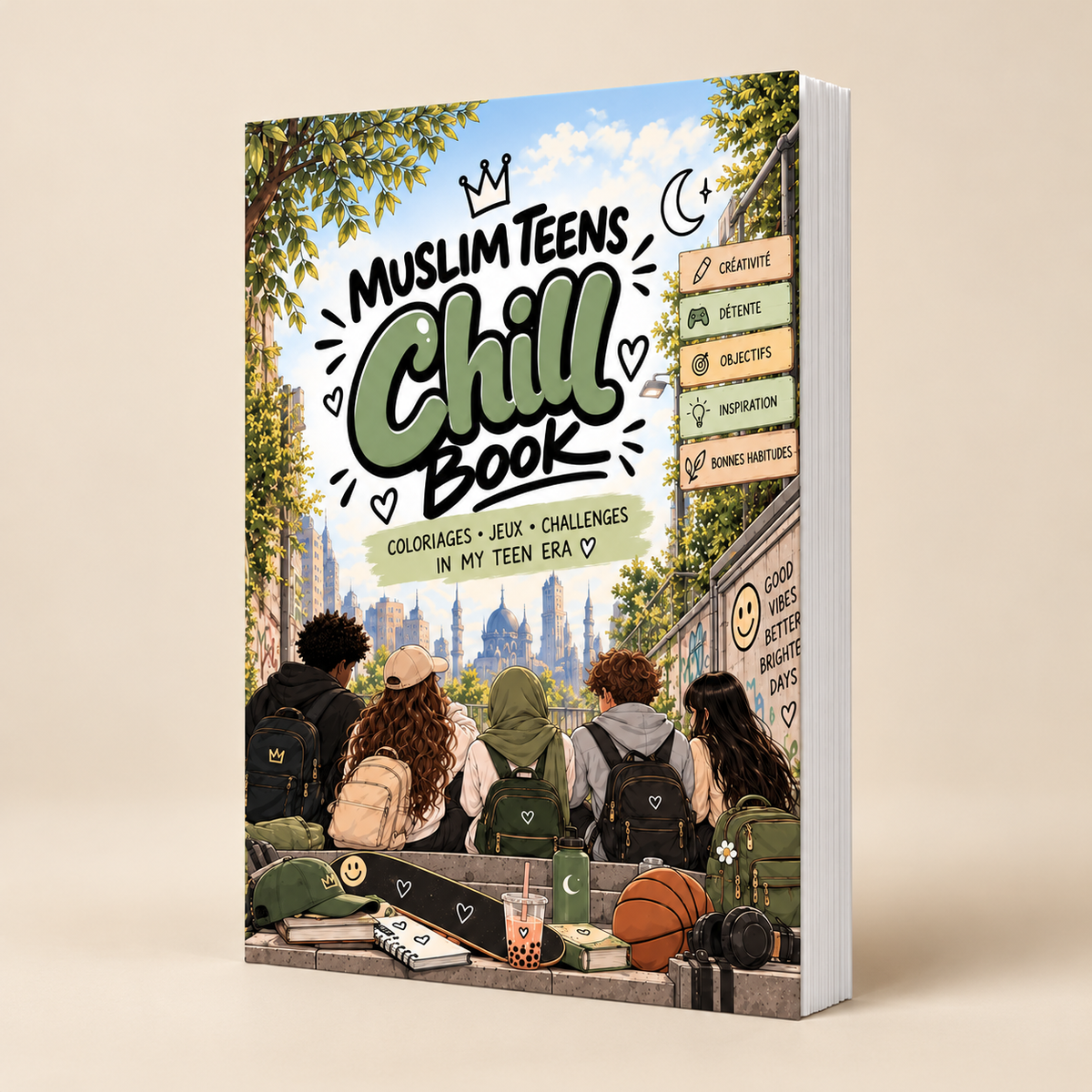 Chill Book, coloriages, jeux et challenges pour ados (toutes saisons)
