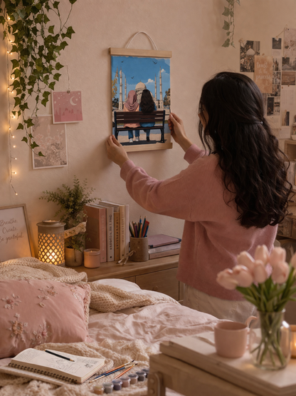 Kit Peinture par Numéros format A4 – Toile Canvas Complète | Activité Relaxante & Décoration Murale