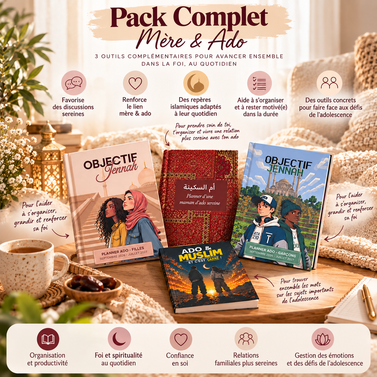 Coffret complet Mère et ado