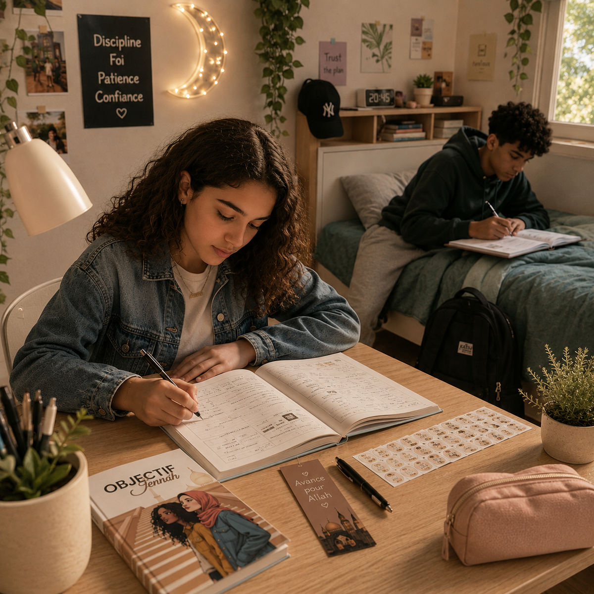 planner islamique pour adolescents organisation foi réussite ollege lycee trackers priere 